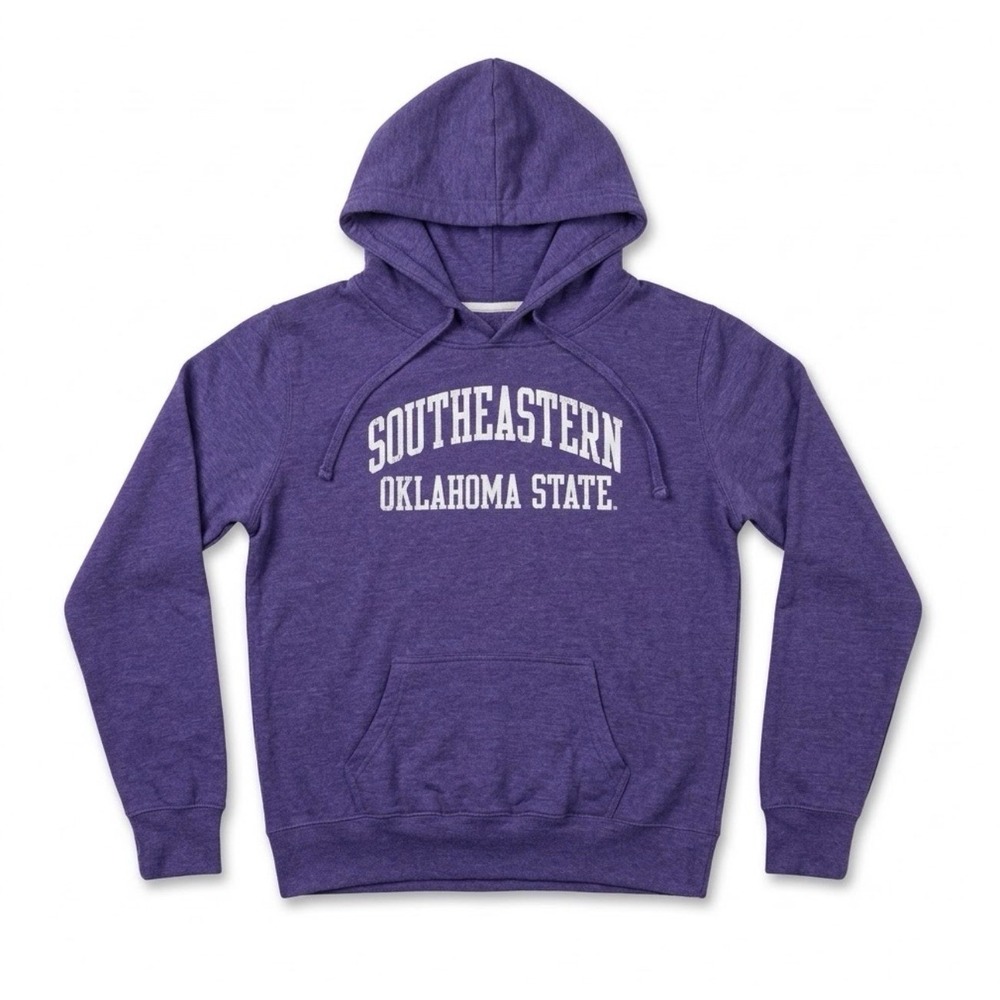 Southeastern Oklahoma State Redshirt Hoodie Sweatshirt Purple Men's XL